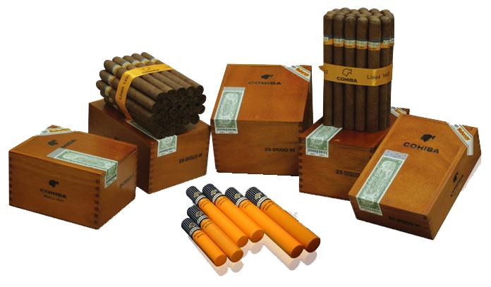 Все кубинские сигары линейки Cohiba Siglo Línea 1492