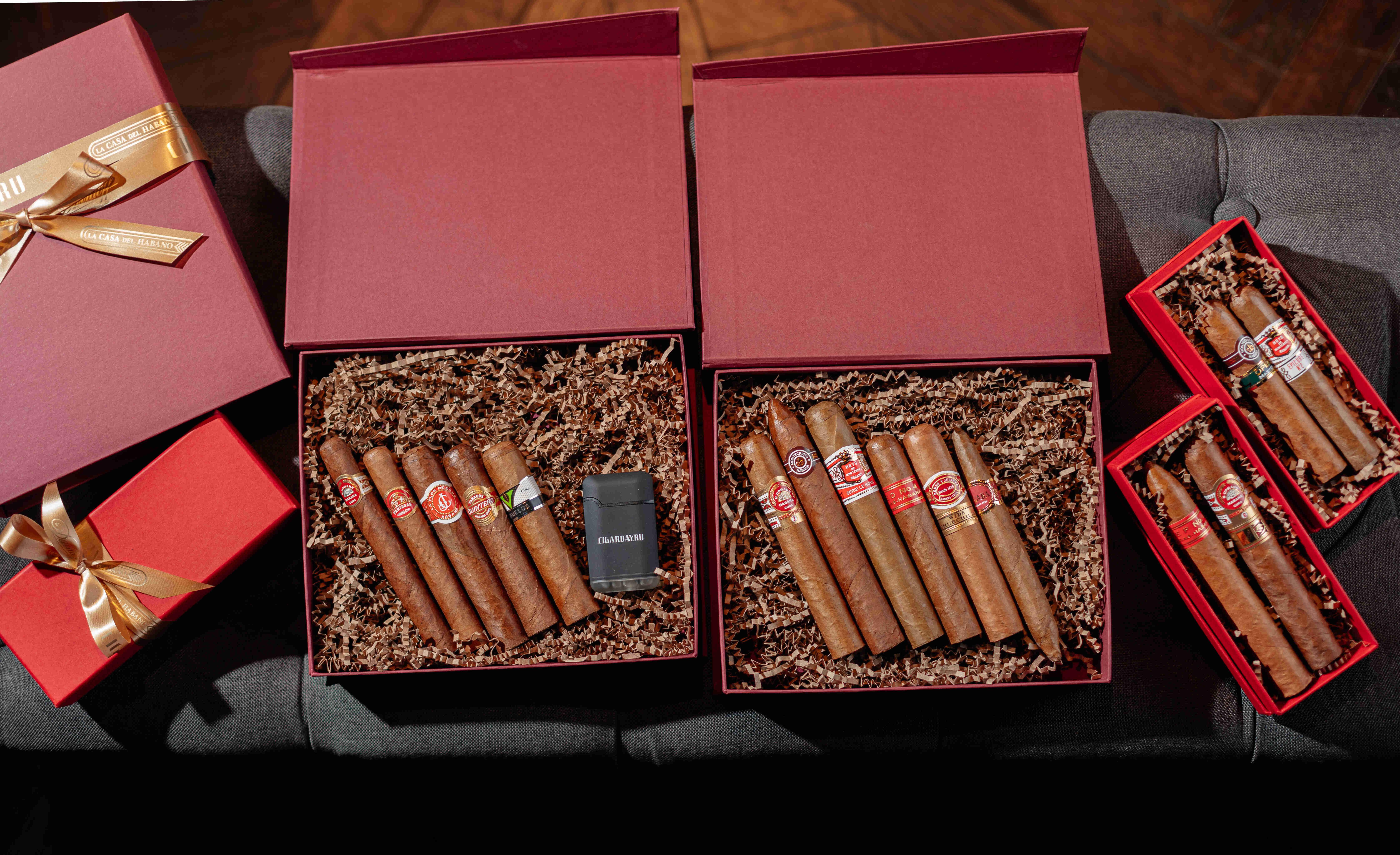 Подарочные наборы кубинских сигар на Новый год 2024