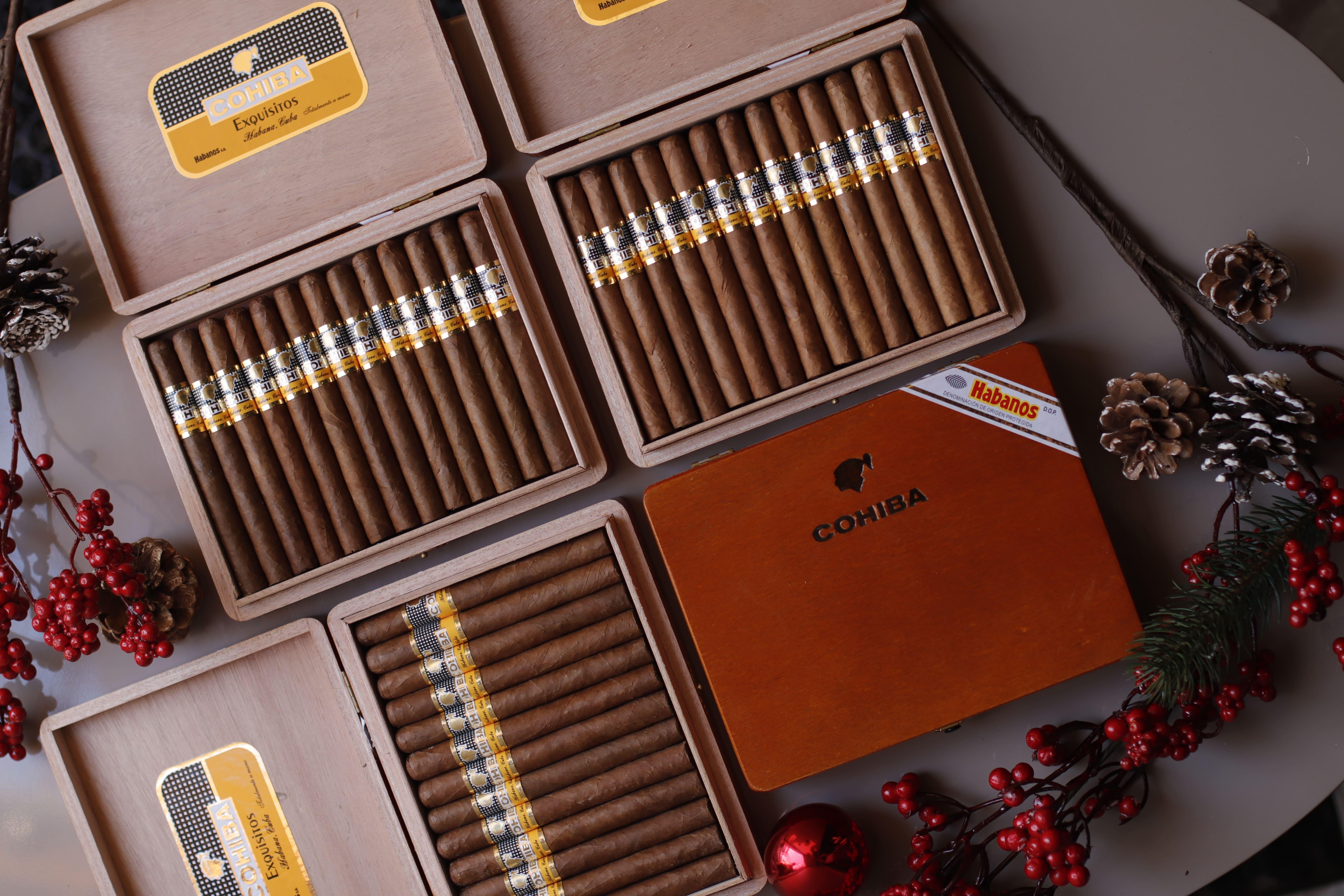 Кубинские сигары Cohiba Exquisitos в подарок на Новый год 2024