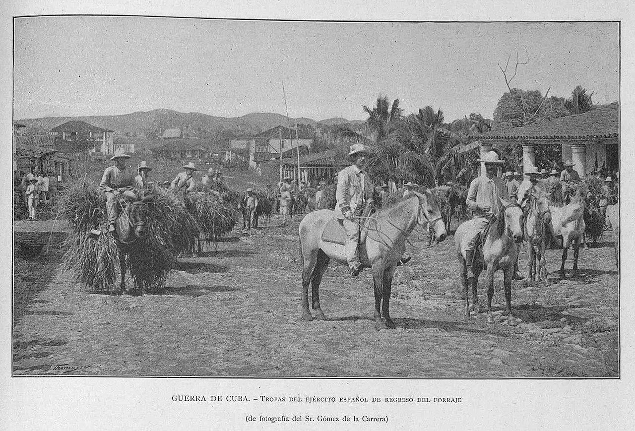Испанские войска на Кубе, 1897 г.