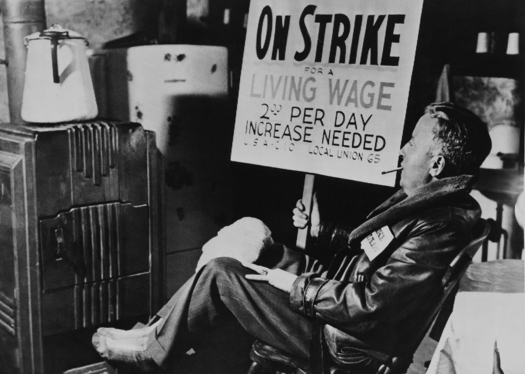 Забастовка рабочих в Нью-Йорке