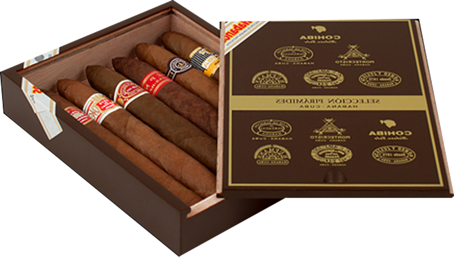 Cohiba Combinacions Seleccion Piramides купить подарок мужу сигары