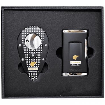 Набор COHIBA BEHIKE гильотина и зажигалка