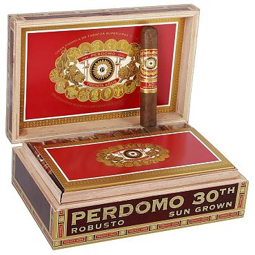 Perdomo 30th Anniversary Box-Pressed Robusto Sun Grown