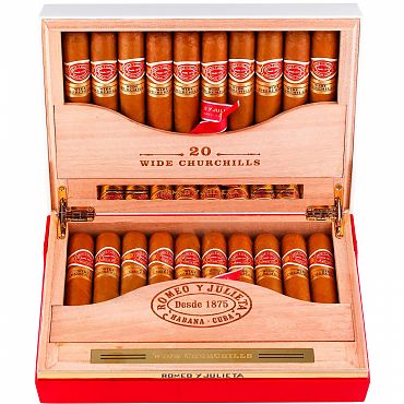 Romeo y Julieta Wide Churchill Travel Humidor