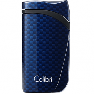 Зажигалка Colibri Falcon синий карбон LI310T8