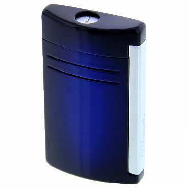 Зажигалка Dupont Maxijet Midnight Blue турбо, лак и хром
