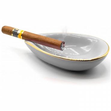 Пепельница Adorini Ashtray Leaf White, 14406