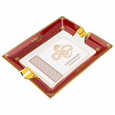 Пепельница керамическая Lubinski YJA-20045 красный