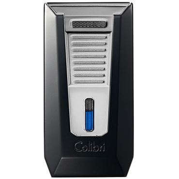 Зажигалка Colibri Slide черная-хром