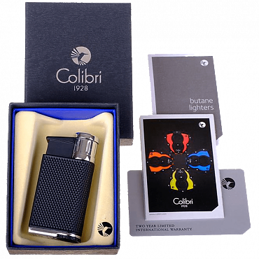 Зажигалка Colibri Evo черная LI520C4