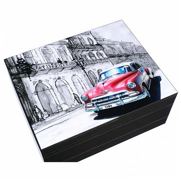 Хьюмидор Gentili SVH-50 Эбеновое дерево 50 сигар