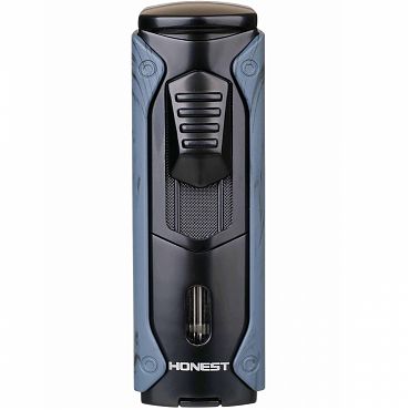 Зажигалка Honest, четверное пламя, черная 781-Black