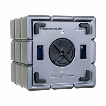 Зажигалка Colibri Heritage Cube антрацит LI125Т3