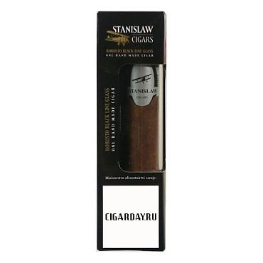 Stanislaw Robusto Black Line Glass
