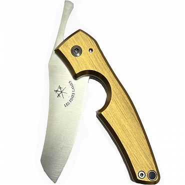 Нож Les Fines Lames Le Petit Anodized Aluminium YELLOW