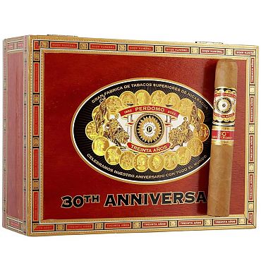 Perdomo 30th Anniversary Box-Pressed Epicure Connecticut