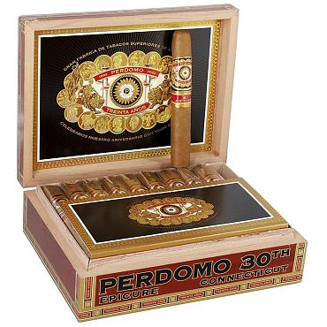 Perdomo 30th Anniversary Box-Pressed Epicure Connecticut