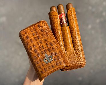 Футляр MONTECRISTO FLOR DE LIS на 3 сигары