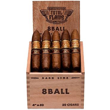 Total Flame Dark Line 8 Ball