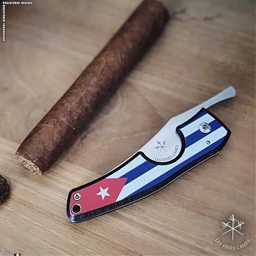 Нож Les Fines Lames Le Petit Flag Cuba Dark