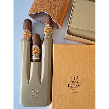 Футляр QUAI D'ORSAY 50 ANNIVERSARY на 3 сигары