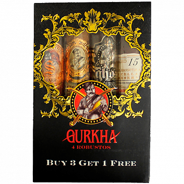 Gurkha Robusto SET набор 4 сигары