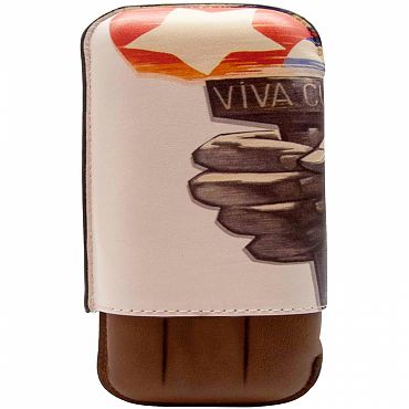 Футляр VIVA CUBA BOURBON на 3 сигары 