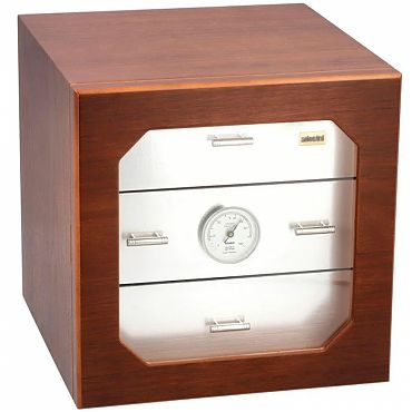 Хьюмидор Adorini Chianti medium Walnut/Alu Deluxe, на 100 сигар