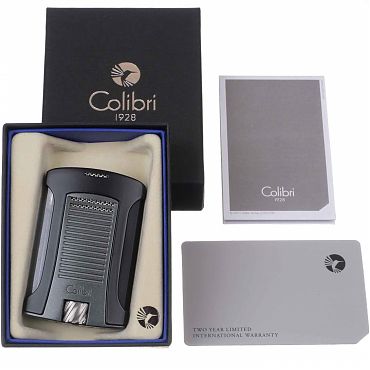 Зажигалка Colibri Daytona черно-серая LI770T11