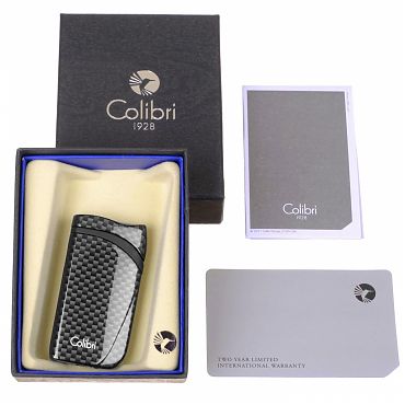 Зажигалка Colibri Falcon черный карбон LI310T5