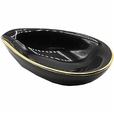 Пепельница Adorini Ashtray Leaf Black, 14404